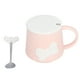 thumbnail image 5 of Taza de pareja, taza de café de cerámica con lazo lindo de 400 ml Taza de cerámica linda Tecnología de vanguardia, 5 of 8