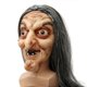 thumbnail image 1 of 2024 Halloween Scary Witch Mask Horror Adult Latex Old Lady Witches Costume Fancy Dress Cosplay Masks with Hair, 1 of 5