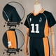 thumbnail image 5 of Peluca de disfraz de HOLOUN Haiky Anime Tsukishima Kei, camisetas, uniforme de voleibol de escuela secundaria N.º 11 KARASUNO, pantalones cortos, ropa de uso diario, 5 of 5