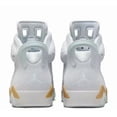 thumbnail image 4 of Ni - ke Ni - ke WOMEN AIR JORDAN 6 RETRO SHOES Pure Platinum/Blue DQ4914 074 size 9.5-12, 4 of 5