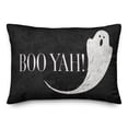 thumbnail image 2 of Creative Products Boo Yah Ghost 20 x 14 Spun Poly Pillow, 2 of 3