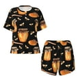 thumbnail image 4 of Lsque Bee and Honey Women's Short-Sleeved Pajama Set - 2 Piece Soft and Lightweight Sleepwear Set-X-Large, 4 of 9