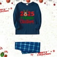 thumbnail image 3 of Christmas Family Matching Pajamas Long Sleeve Button Down Pj Set Festival Party Sleepwear, 3 of 3
