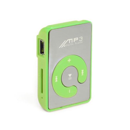 USB Mini Mirror Clip Mp3 Sport Music Player With TF Card Slot Support Up To 8GB