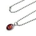 thumbnail image 2 of Autism Acceptance Different Not Less with Cute Dogs Antiqued Oval Charm Pendant with Chain, 2 of 3
