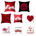 thumbnail image 3 of CNKOO Pillow Covers Valentines Day Home Decor Decorative Cushion Cases, 3 of 6