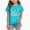 H217-Blue, variant on Girls Christmas T-Shirt Christmas Funny Graphic Casual T Shirts Xmas Gifts Christmas Party Outfits