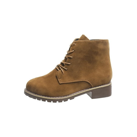 

Gomelly Lady Shoes Side Zipper Bootie High Top Boots Breathable Wedges Women Women s Dark Brown 6