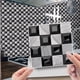 thumbnail image 1 of Adhesivos de Pared Autoadhesivos con Diseño de Azulejos de Cristal 3D para Proyectos de Bricolaje, 1 of 3