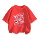 thumbnail image 3 of 2024 Ropa infantil Verano Camiseta con estampado de Hello Kitty Camiseta de moda infantil Camiseta de manga corta Top de cuello redondo para niñas, 3 of 5