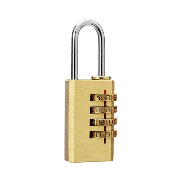 XZNGL Digits Number Mini Padlock Brass Combination Lock Password Lock Password Code