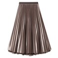 thumbnail image 3 of RUTAYY Women's Mesh Skirt A-Line Elastic High Waist Breathable Indoor Outdoor Activities Fashion Travel Midi Skirt, 3 of 3