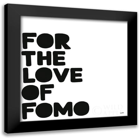 York, Leah 12x12 Black Modern Framed Museum Art Print Titled - Xennials II