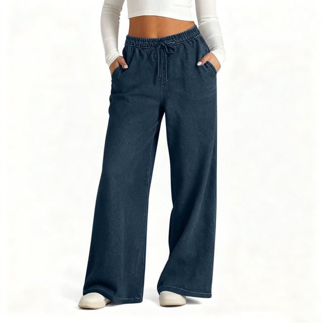 Pincandy Women's Solid Color Stretch Denim Leggings - No Pockets, Skinny Fit, Perfect for Gym, Workout & Casual Wear