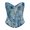 Blue, variant on Womens Summer Tops,Corsets for Women Costume Corset Tops for Women Plus Size Tops for Women Women Print Bandage Retro Sexy Court Vintage Corset Straps Tank Top