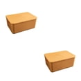 thumbnail image 3 of Billuyoard Cesta para debajo del estante de alta capacidad para almacenamiento organizado - Cestas de almacenamiento debajo del estante cubierto de oro 26*18*8cm 2Conjunto, 3 of 6