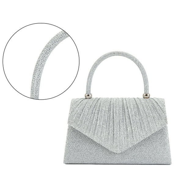 YIEMEEN Elegant Evening Bag with Chain Strap Shoulder Handbag Perfect for Wedding Party