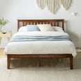 thumbnail image 4 of Mellow Marley Solid Wood Platform Bed with Paneled Headboard, Espresso, Full, 4 of 13