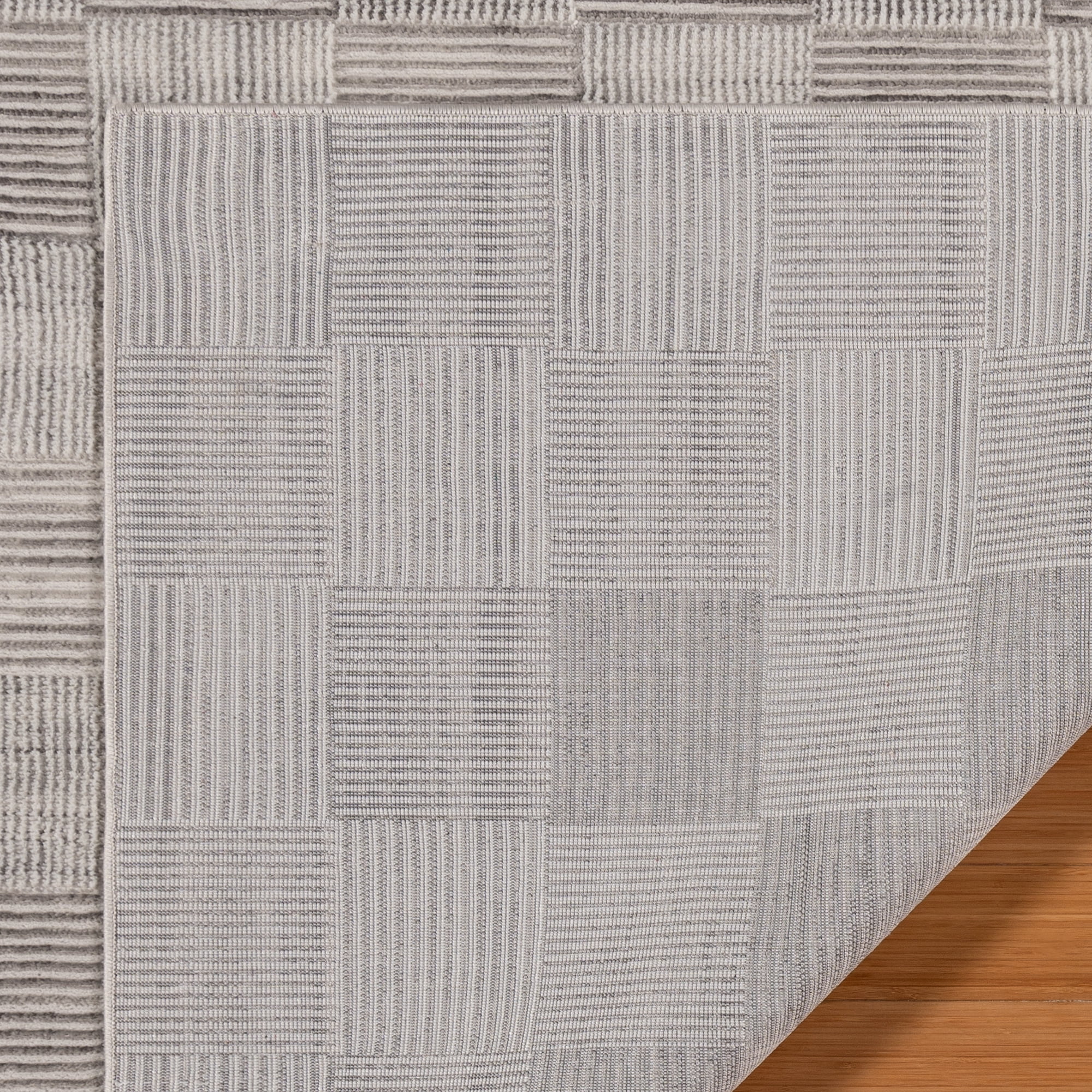 Gertmenian Bloom Lyla Modern Checkered Gray Area Rug, 8x10