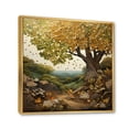 thumbnail image 2 of Designart "Green Oak Tree Of History III" Landscapes Floater Framed Wall Decor, 2 of 7