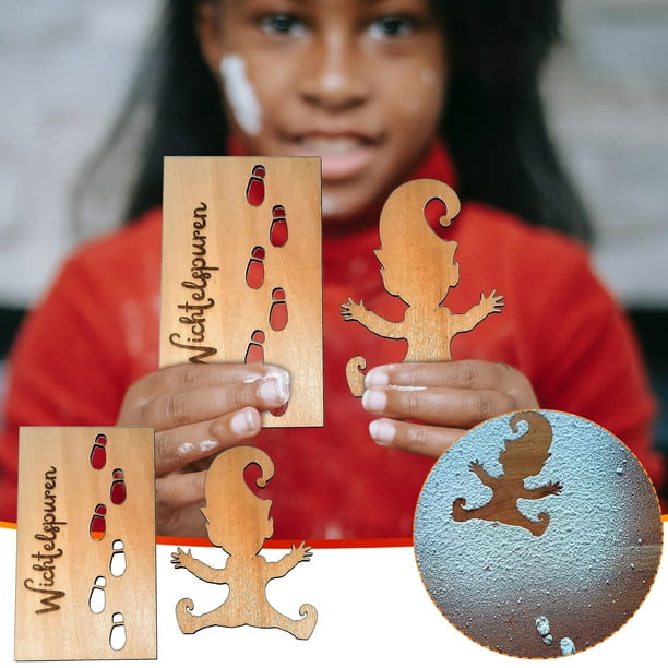 Teissuly Dwarf Template, Wooden Handicraft, Wooden Shaped Home Pendant, Cutting Wood Chips, Dwarf Person Teissuly WER202312022086