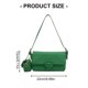 thumbnail image 3 of Women Bag PU Leather Armpit Bag Trendy Handbag Fashion Commuting Bag Solid Color Underarm Bag Retro Shoulder Bag White, 3 of 4