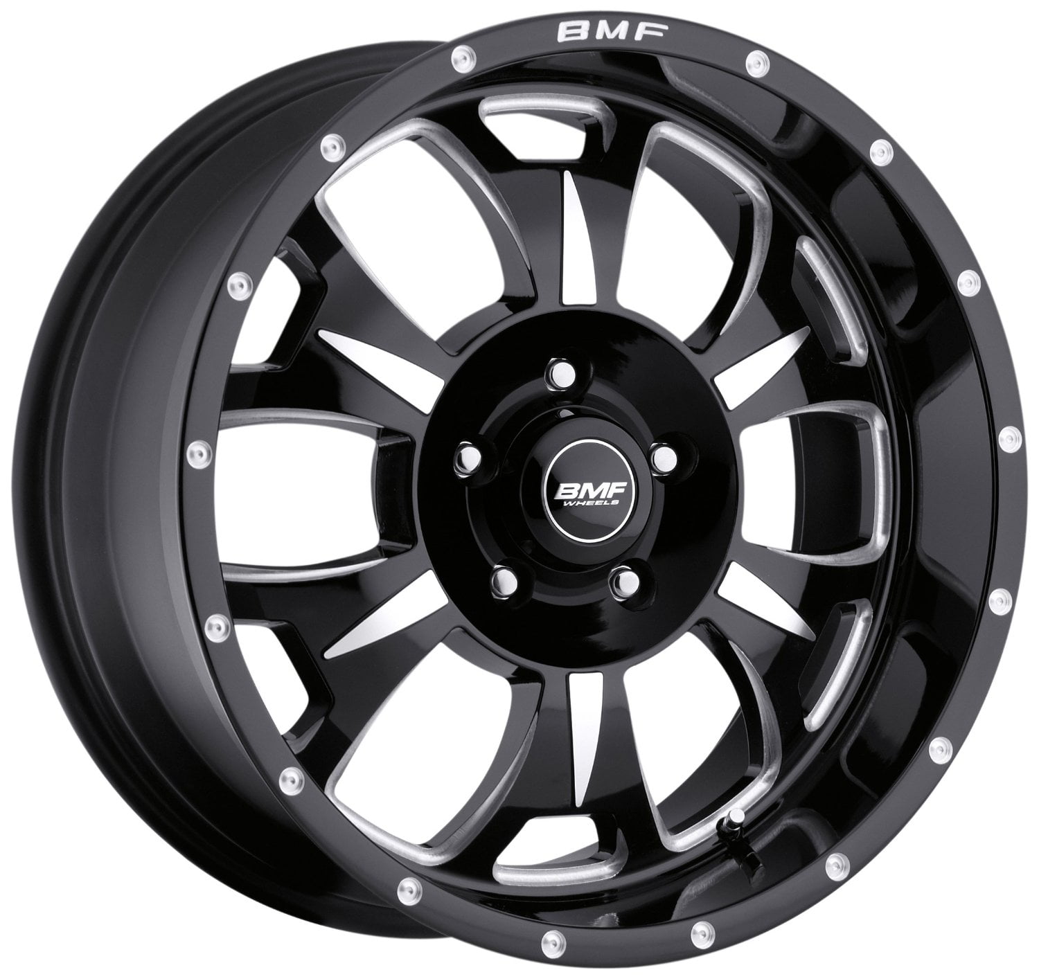 BMF WHEELS INC. 462B-790511412 17x9 M-80 DEATH METAL BLACK 5X4.5 bp 4.5 ...