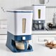 thumbnail image 2 of Press-Type Rice Dispenser Sealed Grain Container Storage Household Cereal Rice Box Dispenser Bucket, 2 of 5