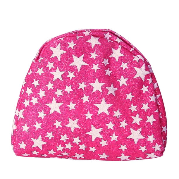 Bolsa de transporte para muñecas de 18 pulgadas, mochila portátil para accesorios de muñecas, mochila escolar Bolso Rosa Estrella