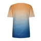 thumbnail image 5 of Camiseta informal para mujer, blusa estampada de manga corta con cuello en V, blusas Fridja  ghk5978, 5 of 5