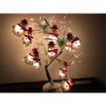thumbnail image 2 of Guirnalda de luces Led de 20 muñecos de nieve para jardín, hogar, boda, fiesta de Navidad, decoración interior y exterior, 2 of 5