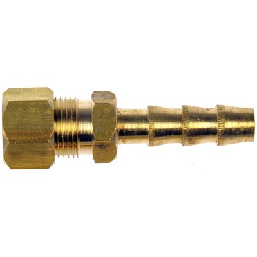 Dorman Fuel Line Adapter 5/16" | Steel To Nylon Barbed Connector 5-Pack