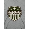thumbnail image 3 of Light Source Mens T-Shirt - In God We Trust - Athletic Heather - X-Large, 3 of 4