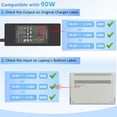 thumbnail image 3 of Cargador portátil de 90 W de repuesto para Sony Vaio PCG Series, 3 of 6