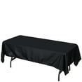 thumbnail image 6 of Efavormart Pack of 5 | 60x102" BLACK Wholesale Linens Rectangle Polyester Tablecloths Banquet Linen Wedding Party Restaurant Tablecloth, 6 of 10