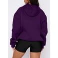 thumbnail image 4 of ONLYSHE Hoodies for Women Oversized Sweatshirts Fall Fashion Outfits 2025 Pullover Fleece Casual Sweaters Winter Y57k Clothes, 4 of 5
