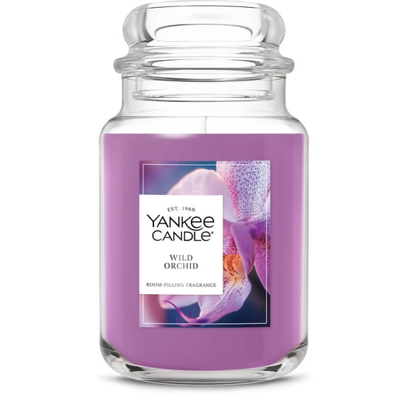 Scented Candle Yankee Candle Orchidée Sauvage 650 ml Grand Pot