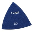 thumbnail image 4 of Almohadillas de lija de papel de lija triangulares de diamante Zulema 93mm 60, 4 of 5