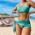 thumbnail image 3 of Mesh Bathing Suits Low Rise Swimsuits Cutout Underwire Spaghetti Strap for Women, 3 of 6