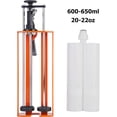 thumbnail image 2 of 20oz 22oz Epoxy Gun Dual Cartridge Gun Epoxy Anchoring Adhesive Applicator for Dual Component 600ml 650ml, Orange, 2 of 6