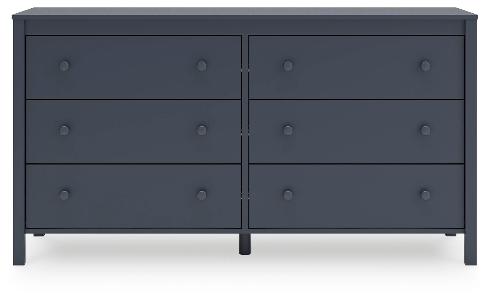 Signature Design by Ashley Simmenfort Six Drawer Dresser, Navy Blue