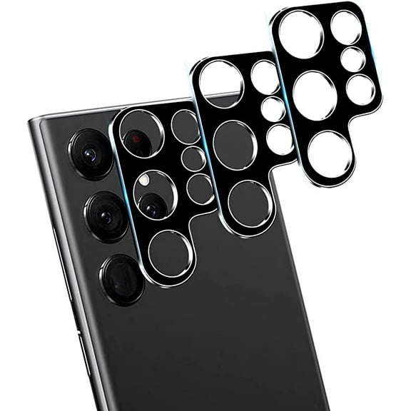 Camera Lens Protector for Samsung Galaxy S23 Ultra, 3 Pack Camera Protector Tempered Glass Lens Cover Film[Case Friendly][Scratch-Resistant][Easy Installation]