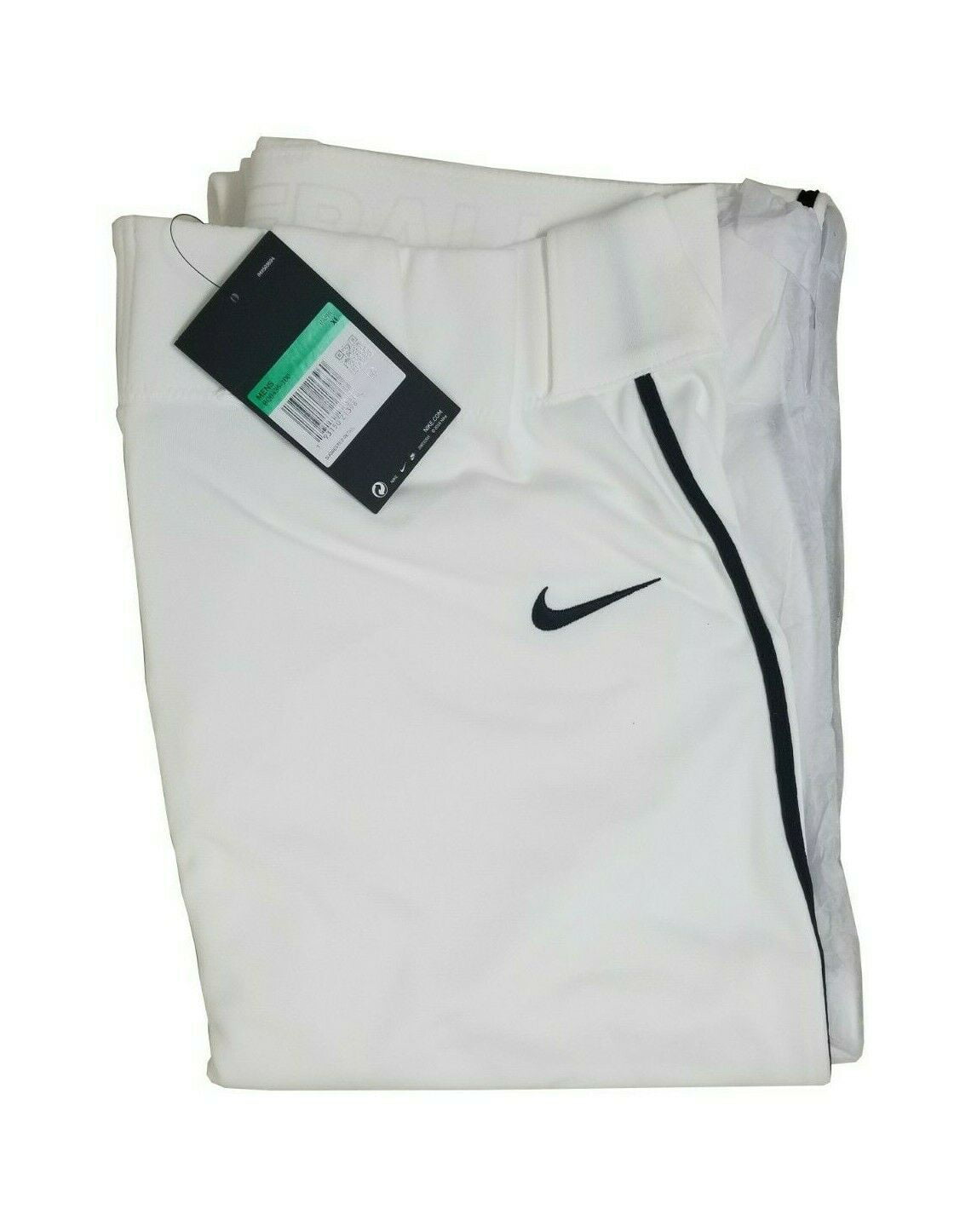 Nike Men's Baseball Pants White with Black Lining - Size XL - Walmart.com