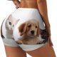 thumbnail image 1 of Fotbe Cute Kittens And Puppy Shorts Sin Costuras – Shorts Deportivos de Cintura Alta para Mujer, Elásticos para Gimnasio, Yoga, Running o Ciclismo-Small, 1 of 8
