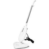 Costway 1500W Electric Steam Mop Cleaner Steamer Floor Carpet Cleaning Machine White