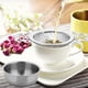 thumbnail image 5 of Coladores de té, 2 piezas, coladores de té pequeños de malla fina con tazón, infusores de té suelto de acero inoxidable, filtro de té con extensor de doble ala para té suelto, 5 of 7