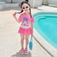 thumbnail image 3 of Traje de baño de una pieza de verano para niñas con dibujos animados de My Melody Kuromi de Kawaii, falda de baño para niñas con forma de corazón de Anime Sanrio, 3 of 5