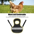 thumbnail image 3 of Poultry Vest, Warm Chicken Reflective Vest Nylon  For Winter Black,Fluorescent Green, 3 of 8