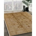 thumbnail image 3 of Ahgly Company Machine Washable Indoor Round Industrial Modern Dark Bisque Brown Area Rugs, 8' Round, 3 of 7