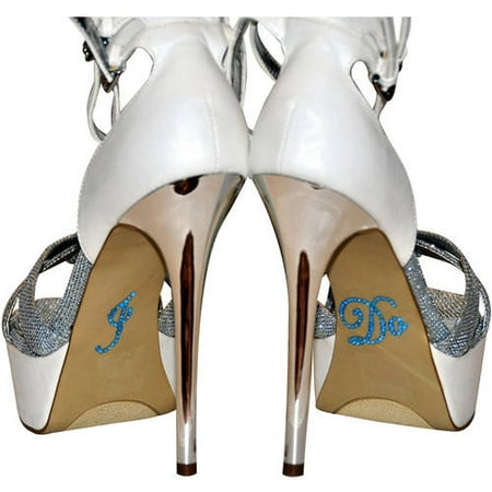 Sticker Unik Unik Occasions Rhinestone I Do Classic Wedding Shoe Sticker Unik Unik Occasions Rhinestone I Do Classic Wedding Shoe
